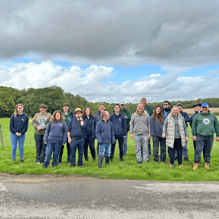 The farm team at Canterbury Oast Trust