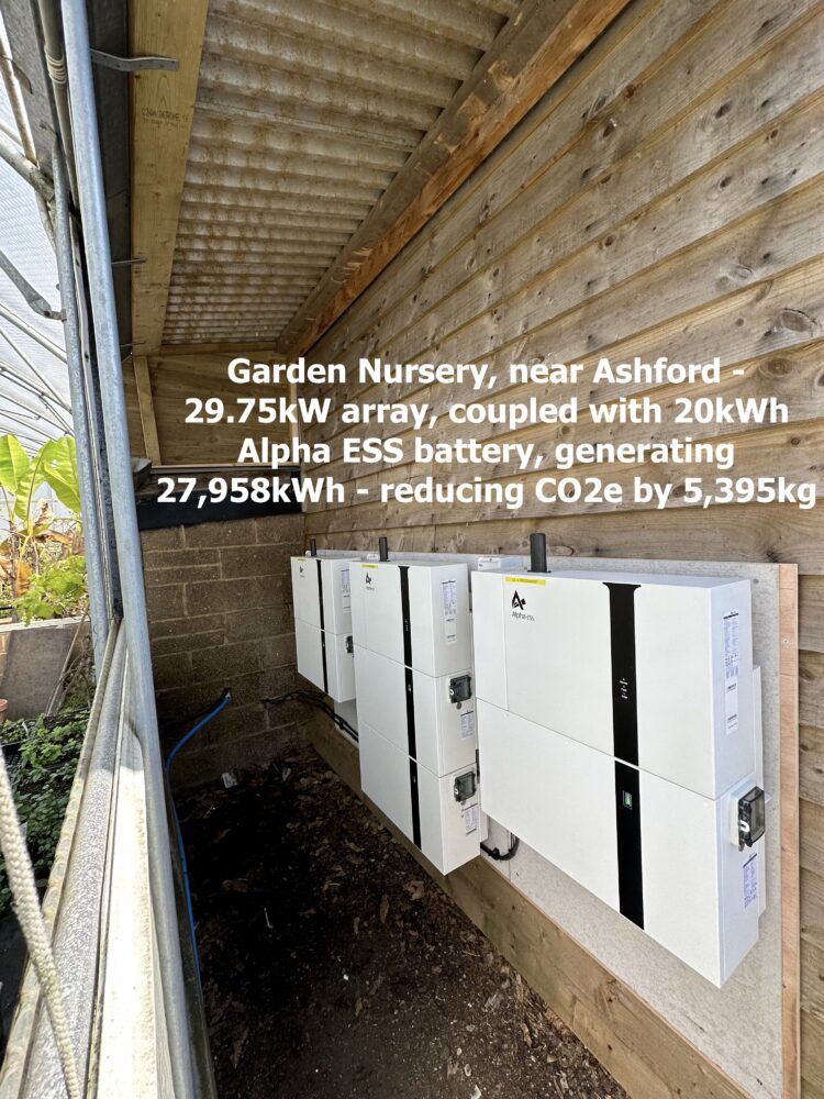 Battery installation
