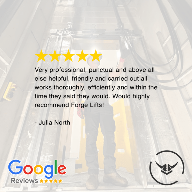 A 5 star review for Forge Lifts.