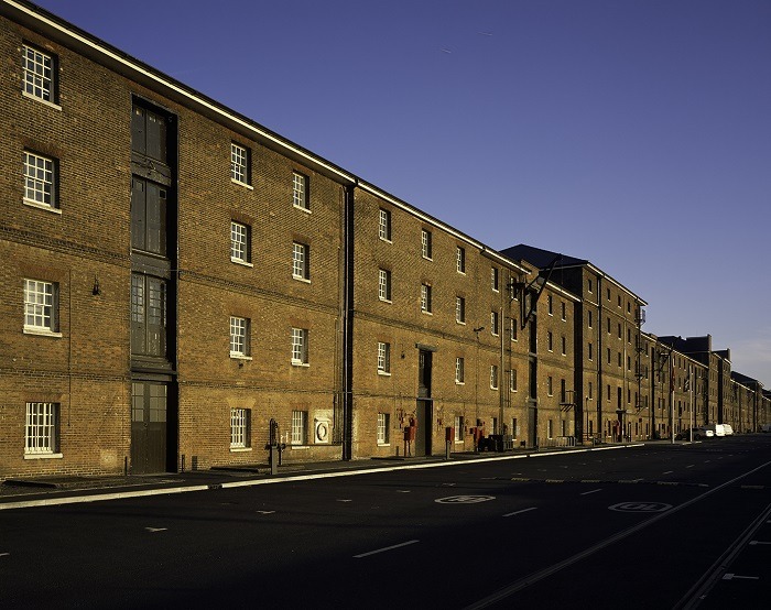 The home of Beaming's new office - Fitted Rigging House Historic Dockyard, Chatham. Credit Hélène Binet