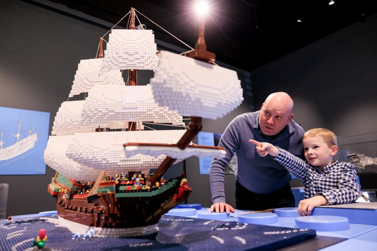 Brickwrecks: Sunken Ships in LEGO® Bricks At The Historic Dockyard Chatham