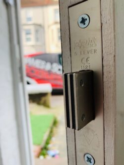 Mortice deadlock installed